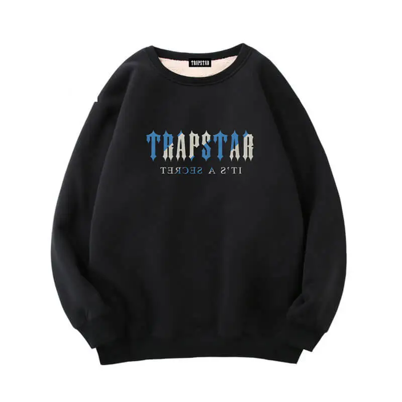 Fleece Trapstar It’s a Secret Black Sweatshirt