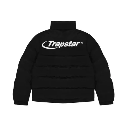 Black and White Trapstar Hyperdrive 2.0 Bomber Jacket