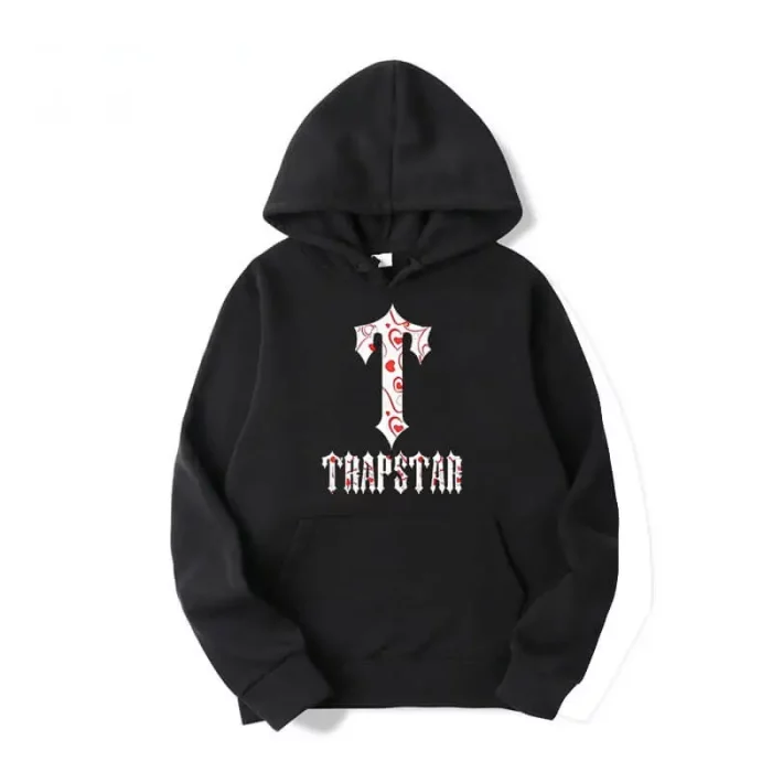 Anime T-Trapstar Flowers Pattern Hoodie