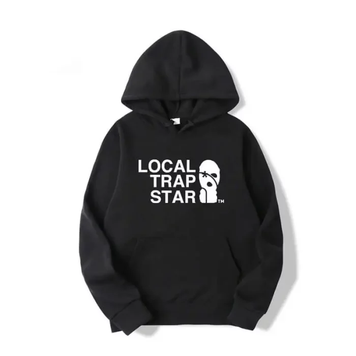 Black Local Trap Star Hoodie