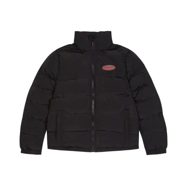 Black and Red Trapstar Hyperdrive Bomber Jacket