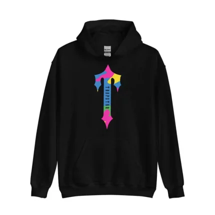 Colorful Logo Trapstar Rainbow Hoodie