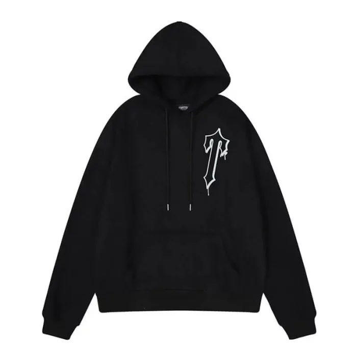 T Print Pattern Trapstar Hoodie Junior