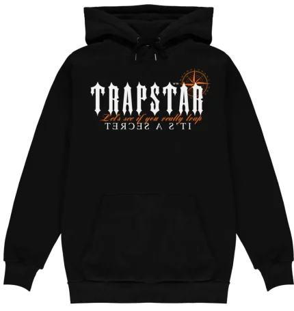 Trapstar It’s a Secret Funny Black Hoodie