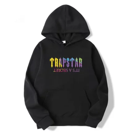 Trapstar It’s a Secret Print Black Hoodie